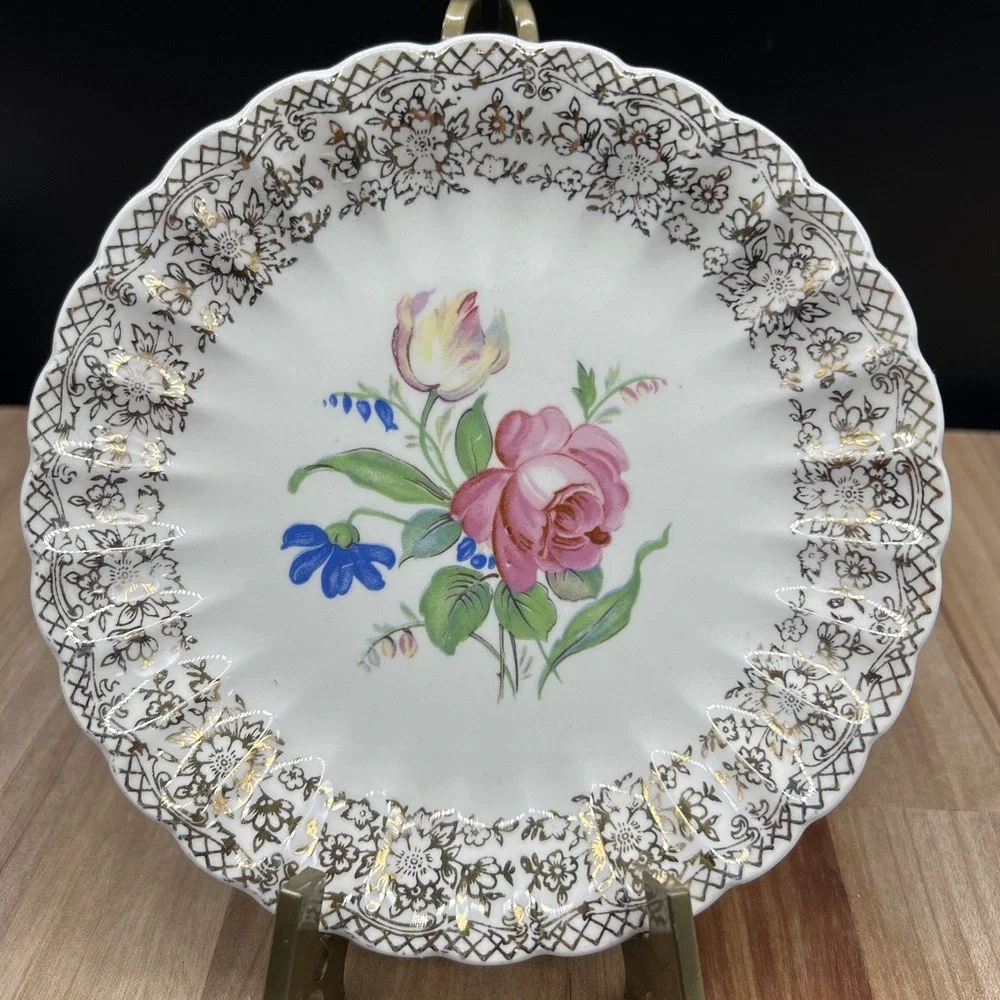 Fairbanks Ward Sharon Bread Plate VTG 6 1/8